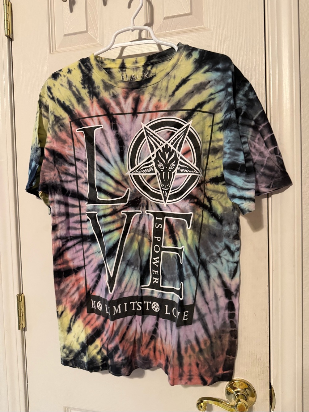 Blackcraft Cult Tie-Dye Graphic Tee - Multicolor LOVE Design